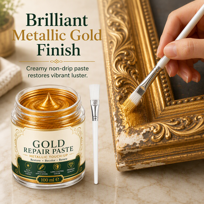 Gold Metallic Refinishing Repair Paste - Home Decor Restoration Kit