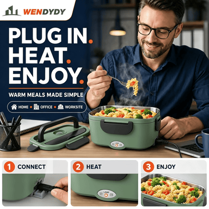 🔥 50% off today! 🍱 Portable food warmer