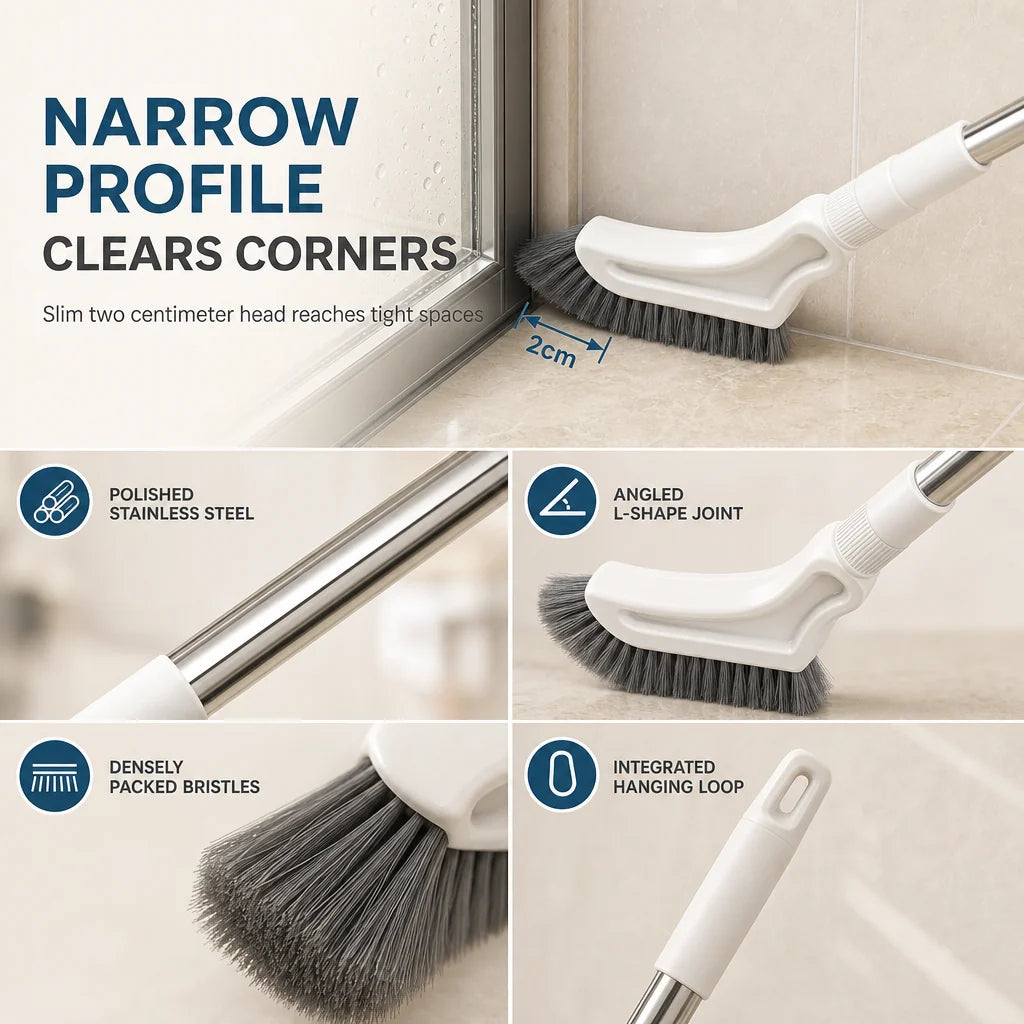 📢📢 Buy 1 Get 1 Free for the first 50 customers! ⏰ Multifunctional Extendable Long-Handle Floor Brush
