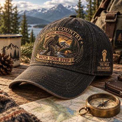Bigfoot Country Heritage Cap – Pacific Northwest Edition