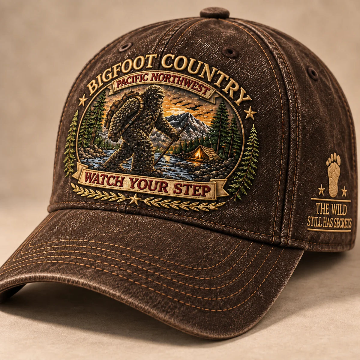 Bigfoot Country Heritage Cap – Pacific Northwest Edition