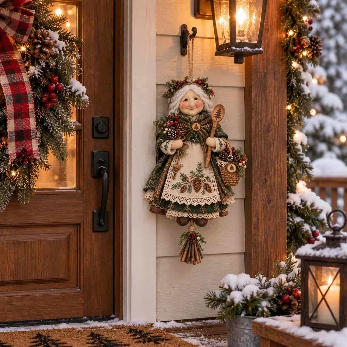 🍀 Handcrafted Lucky Grandma Comfort Doll – A Heartwarming Keepsake to Ease Worries & Bring Cozy Joy Home 🧶