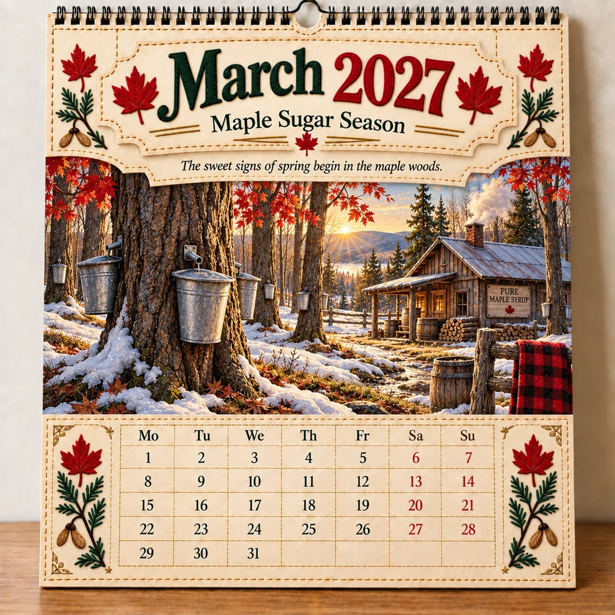 🔥LAST DAY 50% OFF 🔥🇨🇦🍁 2027 Canada 160th Anniversary Wall Calendar 🍁🇨🇦