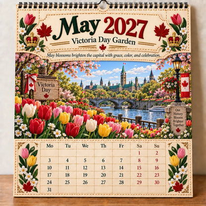 🔥LAST DAY 50% OFF 🔥🇨🇦🍁 2027 Canada 160th Anniversary Wall Calendar 🍁🇨🇦