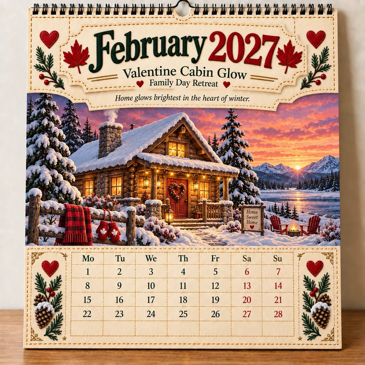 🔥LAST DAY 50% OFF 🔥🇨🇦🍁 2027 Canada 160th Anniversary Wall Calendar 🍁🇨🇦