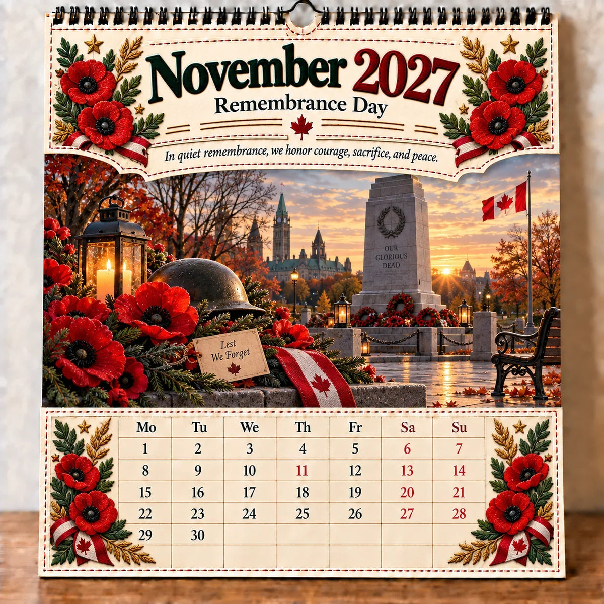🔥LAST DAY 50% OFF 🔥🇨🇦🍁 2027 Canada 160th Anniversary Wall Calendar 🍁🇨🇦