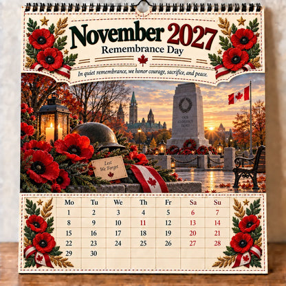 🔥LAST DAY 50% OFF 🔥🇨🇦🍁 2027 Canada 160th Anniversary Wall Calendar 🍁🇨🇦