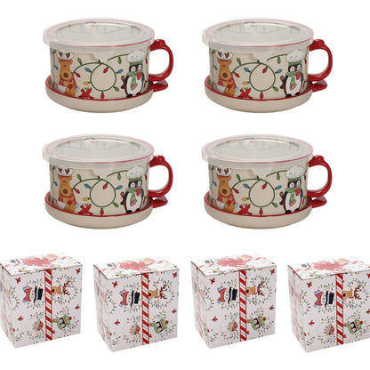 🎁🎁1 PCS 25-oz Mug Meals w/ Lid-its & Gift Boxes