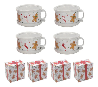 🎁🎁1 PCS 25-oz Mug Meals w/ Lid-its & Gift Boxes