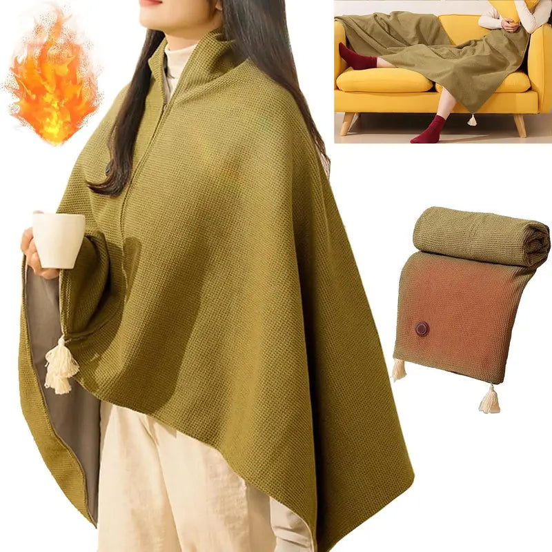 ❄️ LAST CHANCE 50% OFF Heated Wearable Blanket – Stay Warm at Your Desk Without Bulky Layers