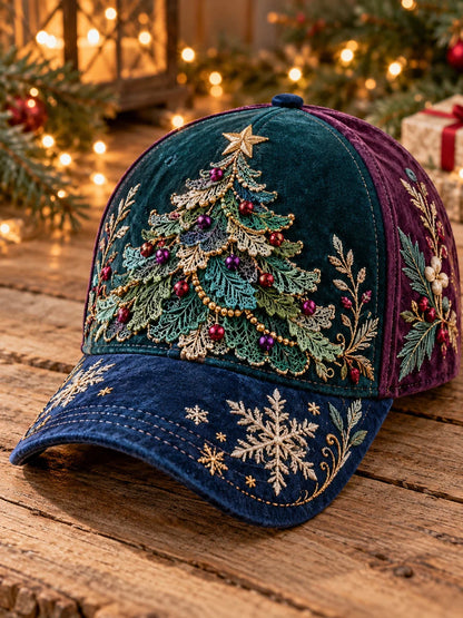 Christmas Art Vintage Casual Baseball Cap