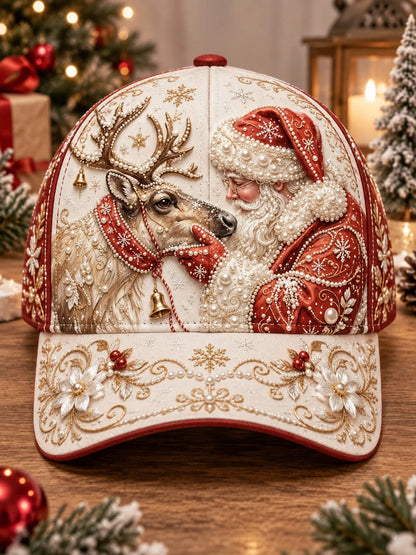 Christmas Art Vintage Casual Baseball Cap