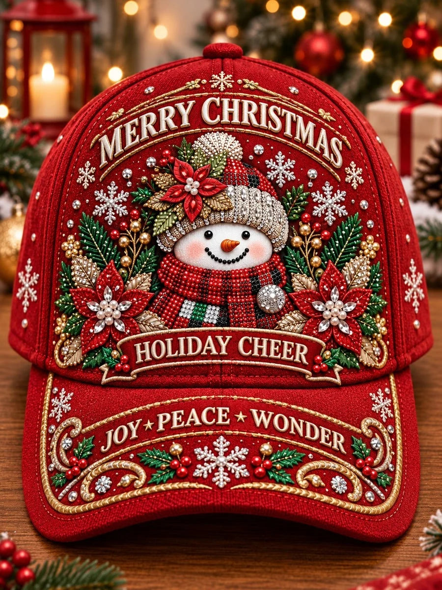 Christmas Art Vintage Casual Baseball Cap