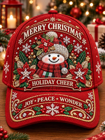 Christmas Art Vintage Casual Baseball Cap