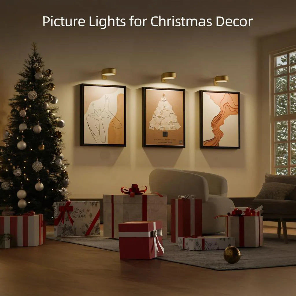 Rechargeable Picture Lights For Wall (3 Pack) 🖼️