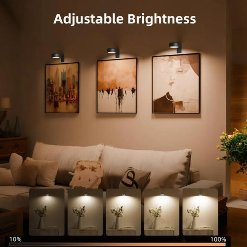 Rechargeable Picture Lights For Wall (3 Pack) 🖼️