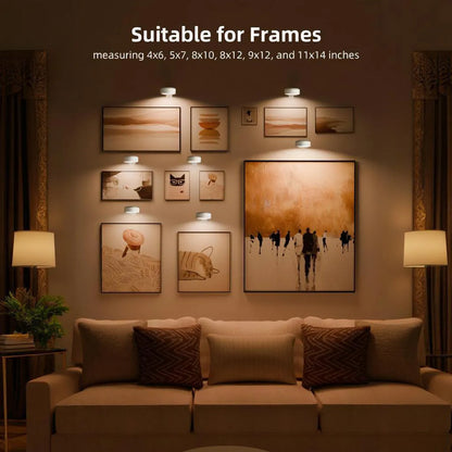 Rechargeable Picture Lights For Wall (3 Pack) 🖼️