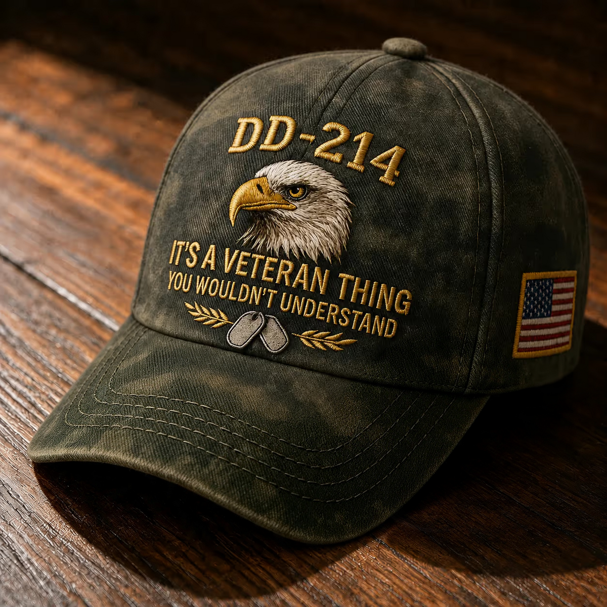 100% Handmade DD-214 Veteran Honor Embroidered Cap(𝐂𝐡𝐚𝐝 𝐒𝐦𝐢𝐭𝐡 𝐇𝐚𝐧𝐝𝐦𝐚𝐝𝐞®) - Buy 2 Get Extra 10% Off