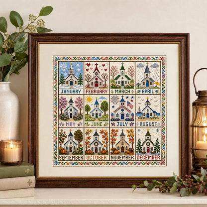 12-Month Cross Stitch Kit