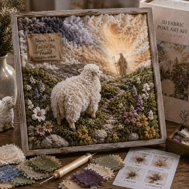 ✝️3D Christian Fabric Poke Art Kit