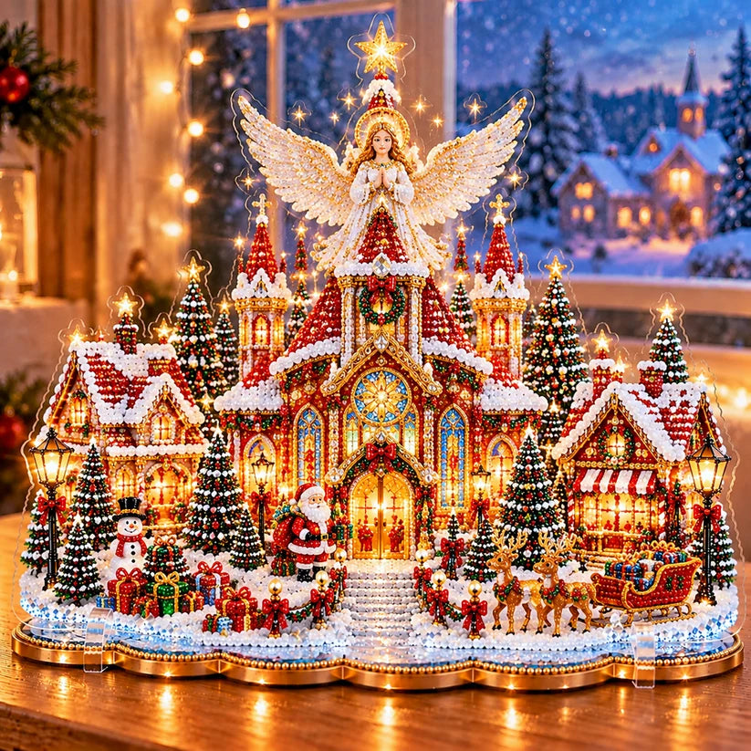 🎄❤️ DIY Christmas Village Diamond Art – Make Christmas Memories Together