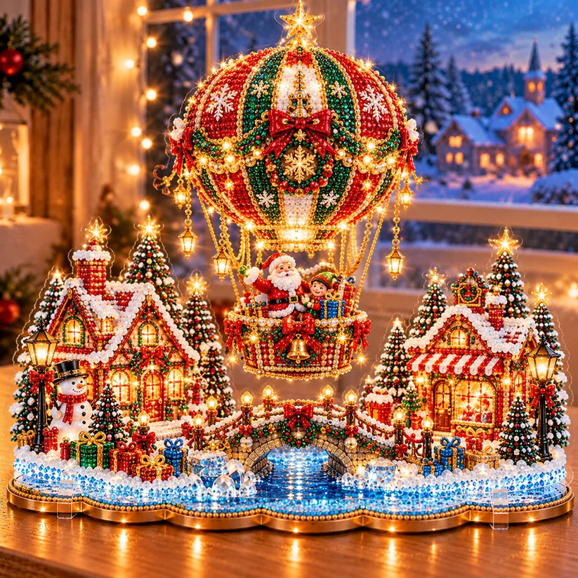 🎄❤️ DIY Christmas Village Diamond Art – Make Christmas Memories Together