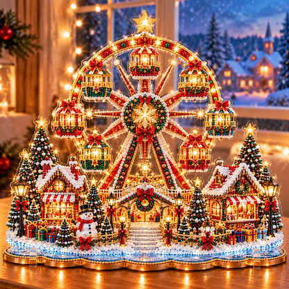 🎄❤️ DIY Christmas Village Diamond Art – Make Christmas Memories Together