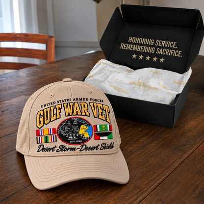 🇺🇸 Gulf War Veteran Tribute Cap – Operation Desert Storm 1990–1991