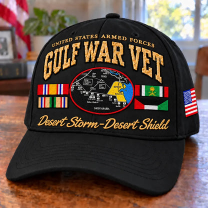 🇺🇸 Gulf War Veteran Tribute Cap – Operation Desert Storm 1990–1991