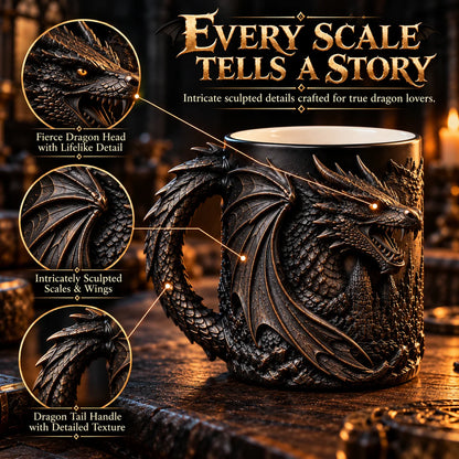 🔥 Last Day 50% OFF 🐉 Dragonfire Heat-Reveal Magic Mug 🔥