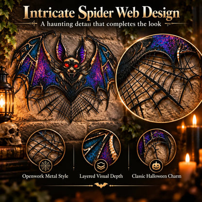 ⏰ LAST DAY 49% OFF - Gothic Vampire Bat Metal Wall Art (📦Buy 2 Free Shipping)