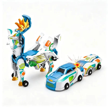 Magnetic Transforming Dragon Race Car! 2-in-1 Transformable Dragon & Racing Vehicle Toy🚗