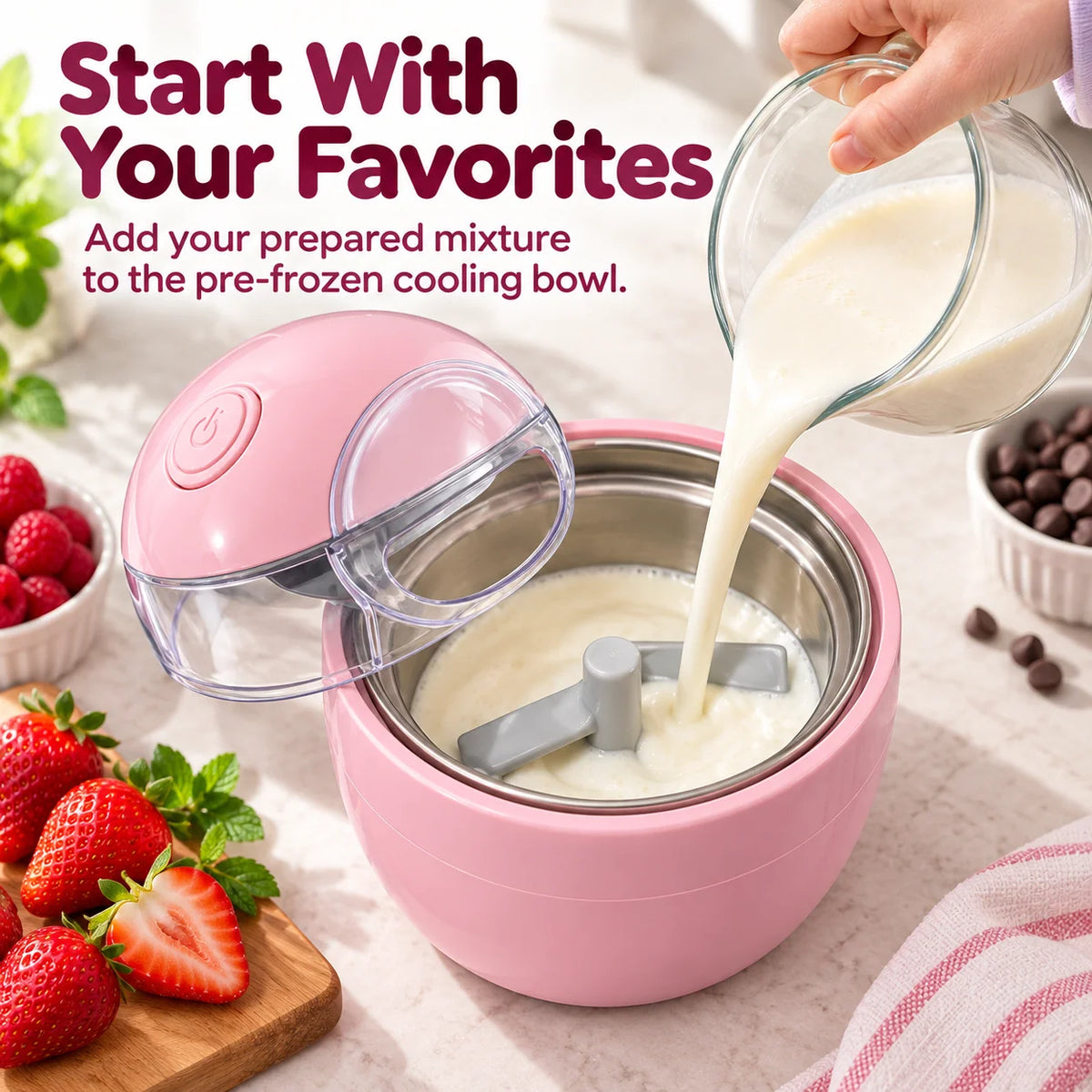 Ice Cream Maker Cup
