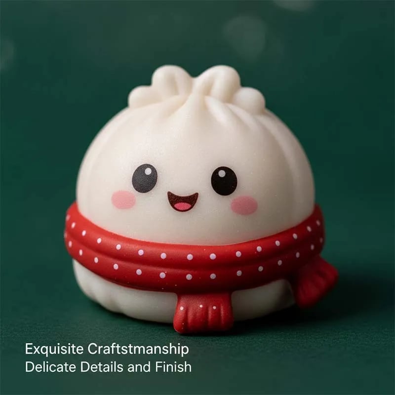 Weihnachts-Adventskalender mit Teigtaschen-Squishys
