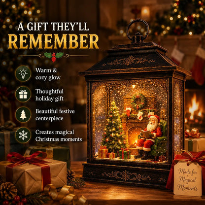 💯🎅 Santa’s Magical Fireplace Lantern-🎄 Bring the Magic of Christmas Home ✨