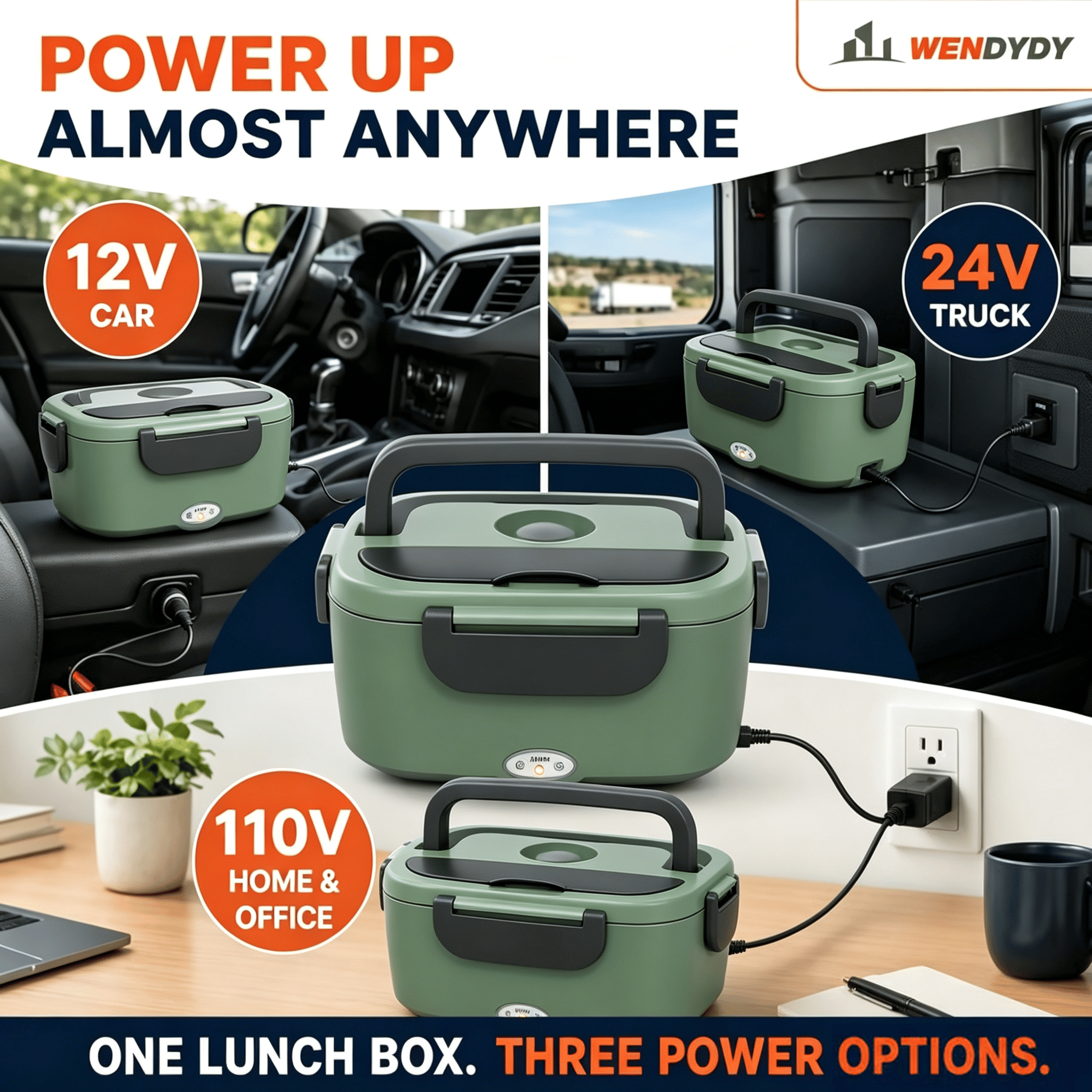 🔥 50% off today! 🍱 Portable food warmer