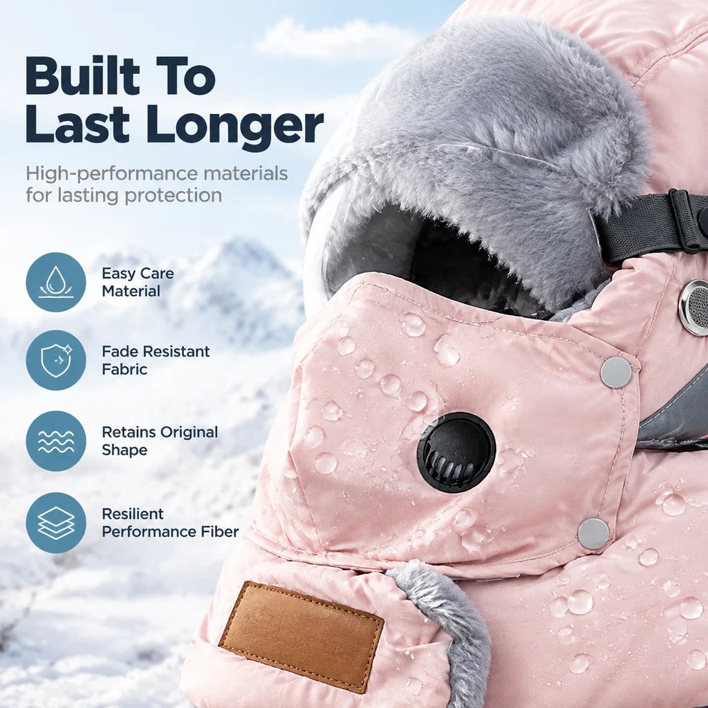❄️ 5-in-1 Winter Thermal Hat – Cozy Warmth & Wind Protection with Detachable Face Mask and Goggles