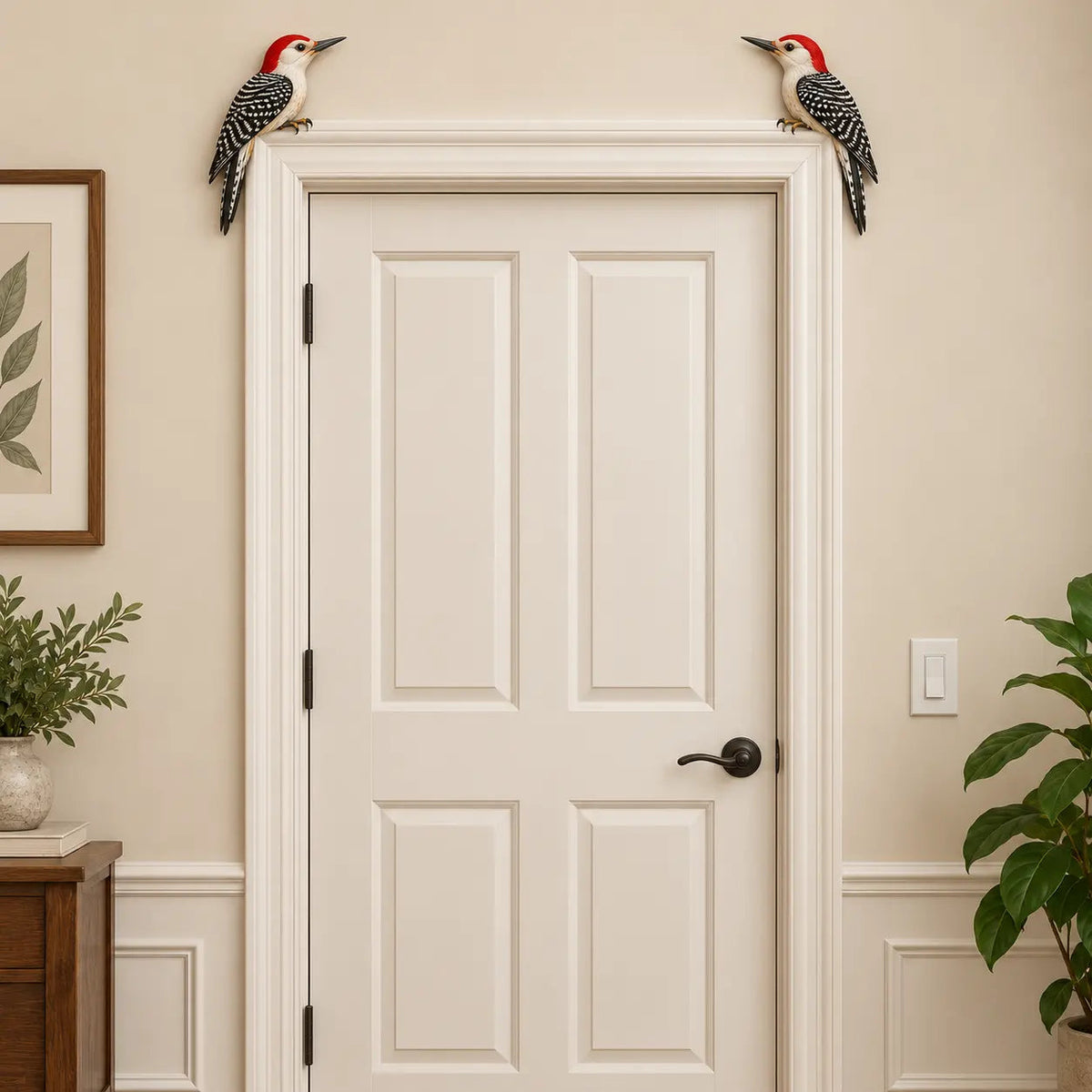 🐦 Wooden Bird Door Topper Collection | Charming Woodland Door Frame Decor