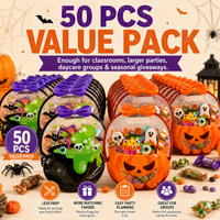 50Pcs（Pumpkin+Witch’s Brew Cauldron）