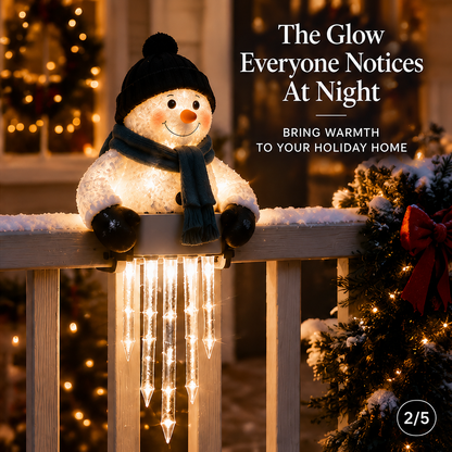 ☃️Today 49% OFF🔥 - WinterGlow Snowman Icicle Light Decor