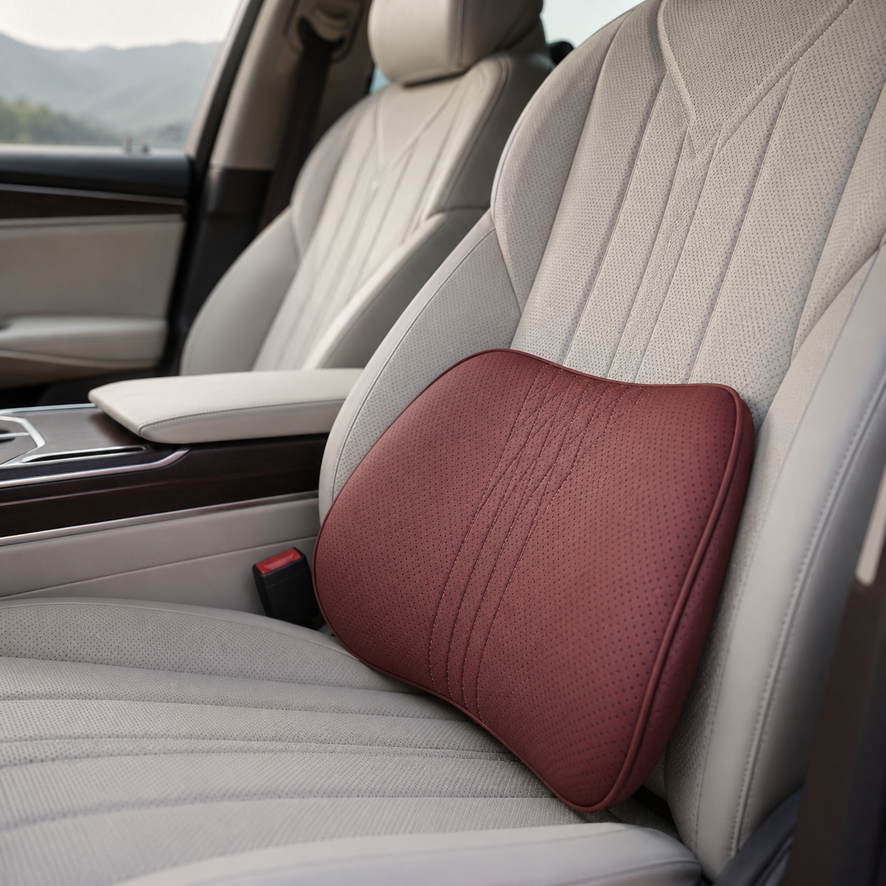🚗💤 Relieve Driving Fatigue! Universal Memory Foam Car Headrest Neck Pillow, Ergonomic Support Auto Neck Cushion for Long Road Trips