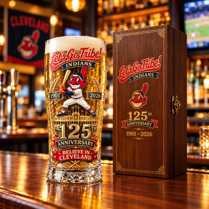 ⚾🏆 125th Anniversary Baseball Legacy Pint Glass – Commemorative Collector’s Edition