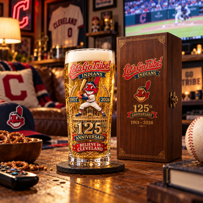 ⚾🏆 125th Anniversary Baseball Legacy Pint Glass – Commemorative Collector’s Edition