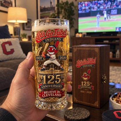 ⚾🏆 125th Anniversary Baseball Legacy Pint Glass – Commemorative Collector’s Edition