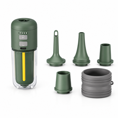 📢📢50% OFF !! ⏰ Portable Outdoor Air Pump and Deflator with Emergency Light Ambient Light and SOS Function for Pool Floats Inflatable Boats and Air Mattresses