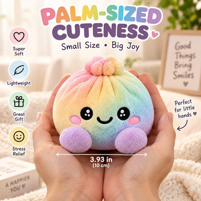 Buy three get one free 🥟Rainbow Dumpling Squishy Toy with Steamer 🌈