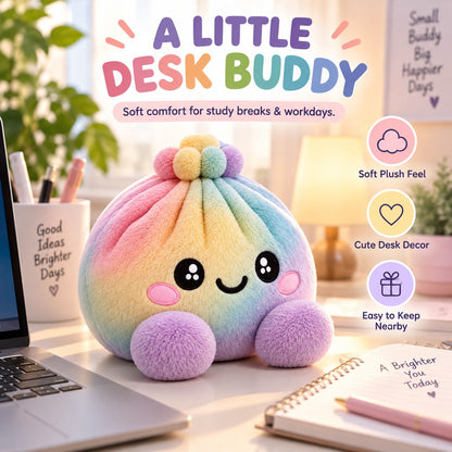 Buy three get one free 🥟Rainbow Dumpling Squishy Toy with Steamer 🌈
