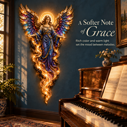 🔥 LAST DAY 50% OFF-✝️ Heavenly Radiance™ Lighted Angel Wall Sculpture ✨