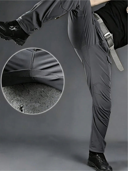 Men’s Tactical Pants – Stretch Waterproof Fabric, Durable Cargo Pants