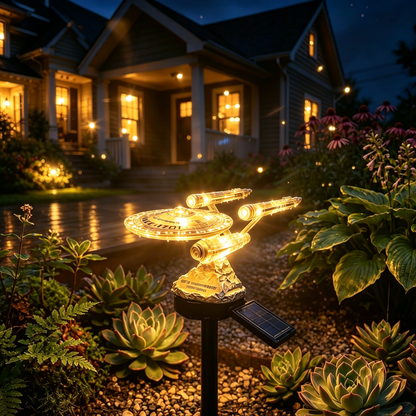 🔥 TODAY 52% OFF 🌌Turn Your Backyard Into a Sci-Fi Wonderland — 🌠Sci-Fi Starship Solar Garden Light
